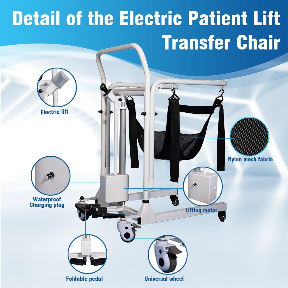 Patient Lifts Chair for Home Easy to assemble-Assembly Electric lift