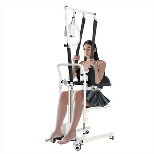 Electric Patient Transfer Chair-180 degrees Split Seat